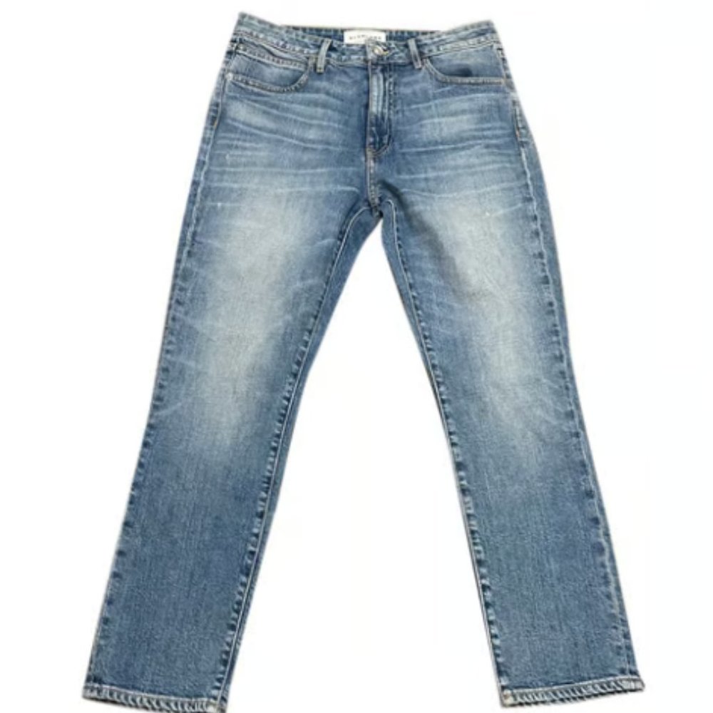 NEW SLVRLAKE Lou Lou Catalina Mid rise cropped slim jeans Women's 32 NWT